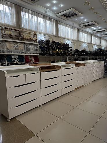 Детский комод: Детский комод, С пеленальным столиком, ЛДСП, цвет - Белый — 1