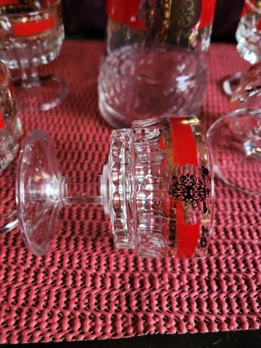 Čaše: Servis nov italijanski za zestoko pice iz 60,70ih. Servis — 11