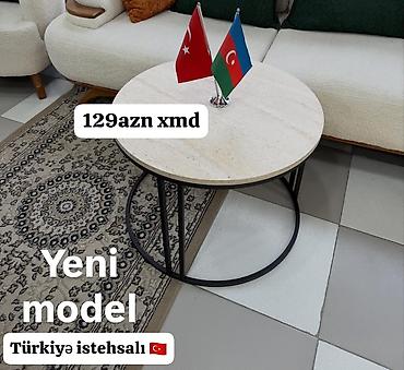döş stolu: Yumru masa, Açılmayan, Təkərsiz, Türkiyə, Zəmanətsiz — 3