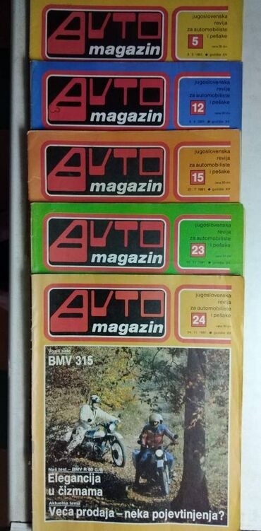 Knjige i stripovi: Casopisi Auto,96 kom.cena za komplet. Spisak:1970 br.4,1972 na lalafo.rs — 10 Knjige i stripovi: Casopisi Auto,96 kom.cena za komplet. Spisak:1970 br.4,1972 — 10