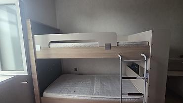 matras islenmis: Oğlan və qız üçün, İşlənmiş, Çarpayı, Matras ilə, Siyirməsiz, Laminat — 1