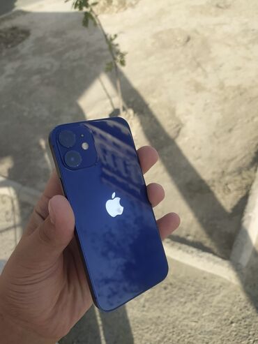 Tecno: IPhone 12 mini, 64 GB, Göy, Zəmanət, Face ID, Sənədlərlə