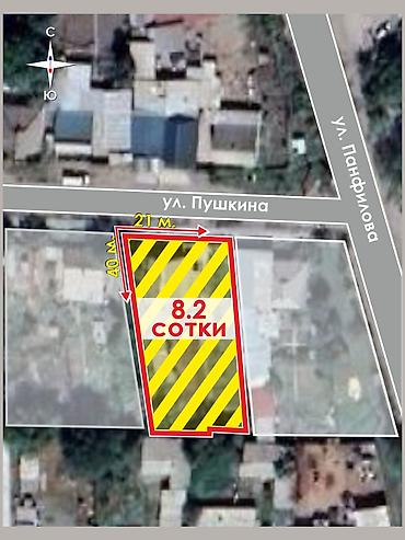 жильем: Продаём! Дом 4ком., 70 м², 8.2 сот.– 100.000$ г. Кант, ул. Пушкина / — 2