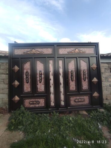 Həyət darvazaları: Yeni Dəmir Həyət darvazası, Yana açılan, 3 m, Mexaniki, Qapı ilə, Kredit yoxdur, Ödənişli quraşdırma, Rayonlara çatdırılma, Ödənişli çatdırılma -da lalafo.az — 11 Həyət darvazaları: Yeni Dəmir Həyət darvazası, Yana açılan, 3 m, Mexaniki, Qapı ilə, Kredit yoxdur, Ödənişli quraşdırma, Rayonlara çatdırılma, Ödənişli çatdırılma — 11