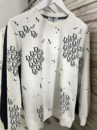 crni sako muski: Sweatshirt, L (EU 52), M (EU 50), S (EU 48), Dior, color - White