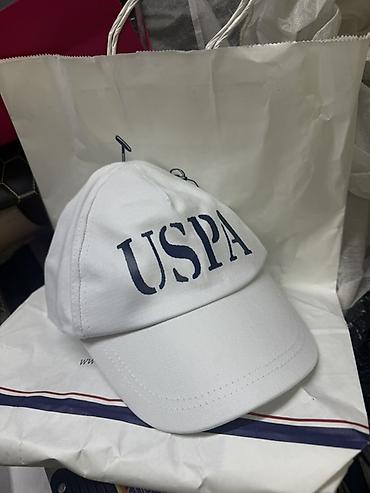 Головные уборы: Головные уборы, Us Polo Assn, Новый, цвет - Белый, Самовывоз — 1