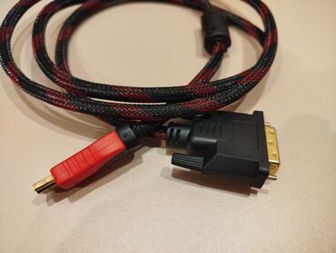 кабели и переходники для серверов hd mini sas sas hdd: Кабель HDMI — DVI-D (24+1), новый - Разъёмы: HDMI (штекер) — DVI-D