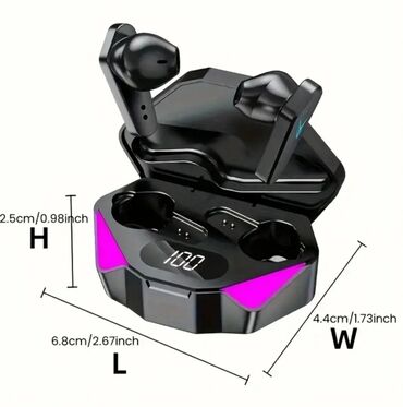 ikinci el mikrofon: Yeni Simsiz (Bluetooth) Qulaqcıqlar, rəng - Qara