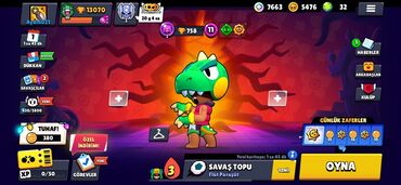 Eynəklər: Brawl Stars hesabı 13k kupa 64 karakter negeder kostum var tez satilir