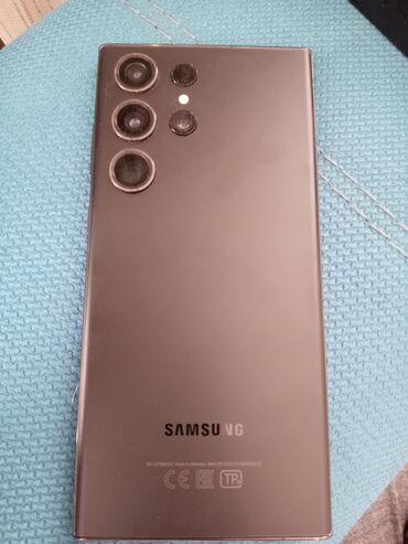 Samsung: Samsung Galaxy S23 Ultra, 256 GB, rəng - Qara, Barmaq izi, İki sim kartlı, Face ID