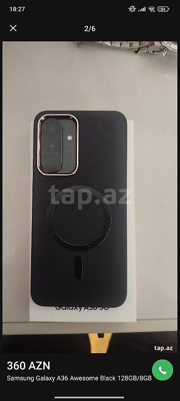xiaomi mix fold 4: Samsung Galaxy A36 5G, 128 GB, rəng - Qara — 5