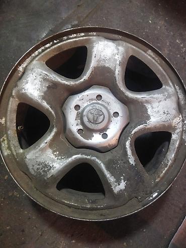 Железные Диски R 16 Toyota, 1 шт, отверстий - 5, Б/у at lalafo.kg Железные Диски R 16 Toyota, 1 шт, отверстий - 5, Б/у