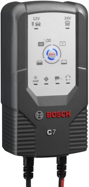 Avtomobil akkumulator zaryadkalari: Original Bosch C7 akkumlyator şarj cihazıdır. Yenidir 1 dəfə istifafə