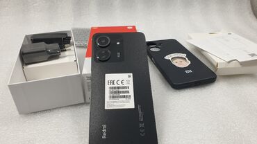 redmi 9 с: Redmi, Redmi 13C, Колдонулган, 128 ГБ, түсү - Кара, 2 SIM