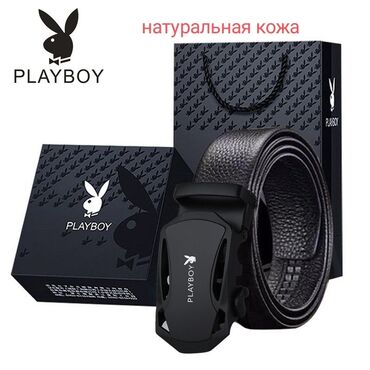 Другая мужская одежда: "Дарите стиль и элегантность с Playboy! 🎁👔 Наши кожаные ремни - это