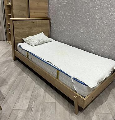 natura mebel: Tek nəfərlik taxta çarpayı – 2 ededdir. modern dizayn. Almilla — 1