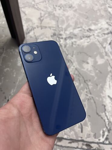 Техника и электроника: IPhone 12 mini, 128 ГБ, Blue Titanium, Беспроводная зарядка, Face ID