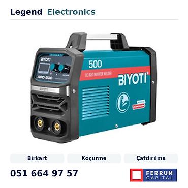 argon svarka ish: Elan başlığı: Qaynaq avadanlığı Biyoti ARC500 Elan mətni: Biyoti — 1