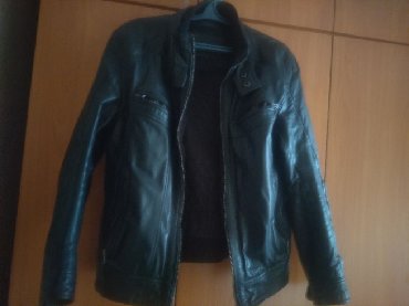 коженная куртка мужская: Куртка S (EU 36), цвет - Черный