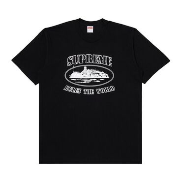 смирительная рубашка: Мужская футболка, XL (EU 42), Supreme, Новый, цвет - Черный, Самовывоз