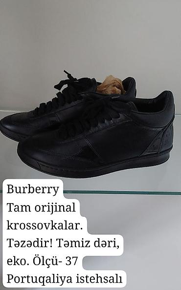 Qadın ayaqqabıları: Burberry, Ölçü: 37, rəng - Qara, Yeni — 1