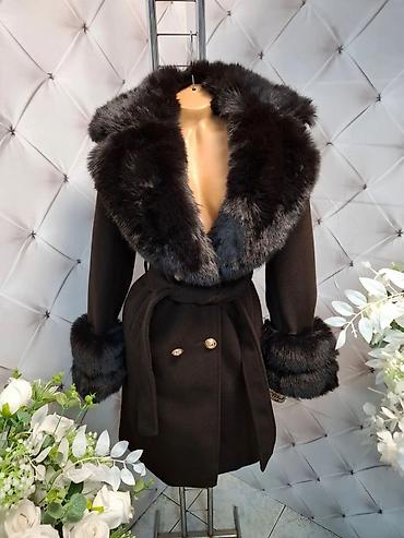 smlu: Elegantni ženski kaputi sa skidljivim krznom - Model: klasičan kaput — 6