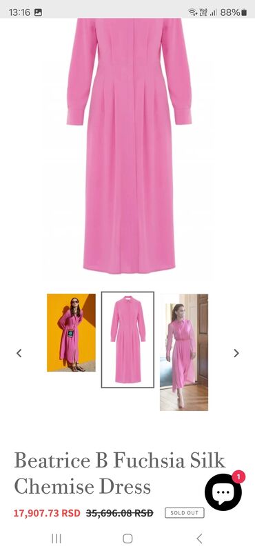 Haljine: Balenciaga M (EU 38), bоја - Roze, Večernji, maturski, Dugih rukava — 13
