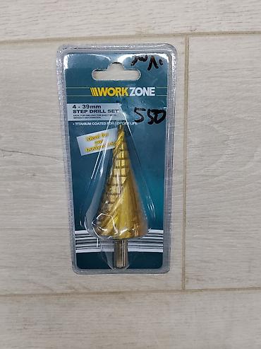Сверла: Ступенчатое сверло WORKZONE 4–39 мм - Тип: ступенчатое сверло по — 1