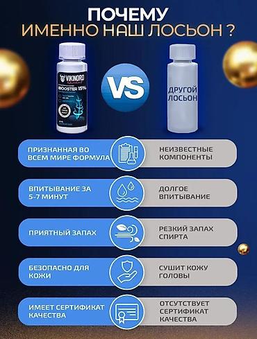 Другие медицинские товары: Усиленный бустер для роста волос и бороды VIKINORD Element Booster 15% — 7