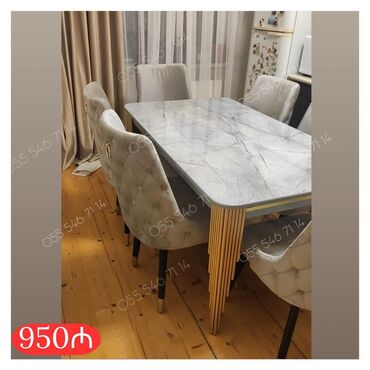 Mebel: Qonaq otağı üçün, 6 stul