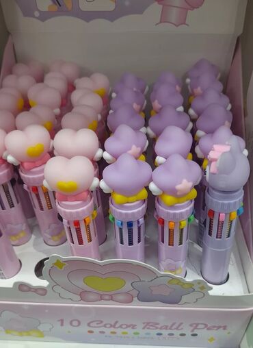 Məktəb çantaları: Yeni Qələm 1 ədədlə 10 rəngdə yazmaq olar Qələmin 1 ədəd 3 azn — 5