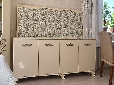 Bufetlər: Klassik üslubda şkaf-bufet - Rəng: krem/bej tonları - Material — 1