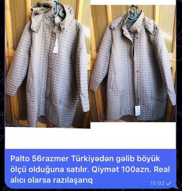 женские утепленные штаны: Türkiyədən gətirilmiş qadın palto. - Rəng: açıq qəhvəyi/bez. - Model at lalafo.az женские утепленные штаны: Türkiyədən gətirilmiş qadın palto. - Rəng: açıq qəhvəyi/bez. - Model