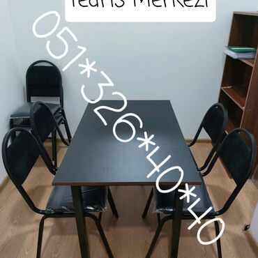 Masa və oturacaq dəstləri: Mətbəx üçün, Yeni, Açılmayan, Dördbucaq masa, 1 stul -da lalafo.az — 23 Masa və oturacaq dəstləri: Mətbəx üçün, Yeni, Açılmayan, Dördbucaq masa, 1 stul — 23