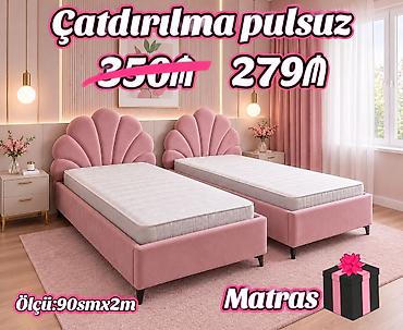 elektrikli dosek: Matras – ölçü: 90 sm x 2 m - Rahat və ortopedik yuxu üçün ideal ölçü — 1