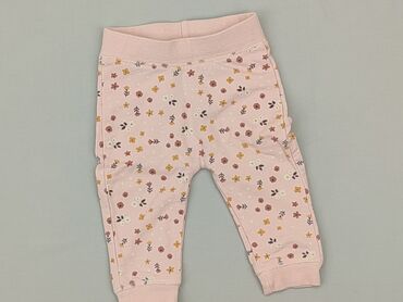 spodnie dresowe różowe: Sweatpants, 0-3 months, condition - Very good