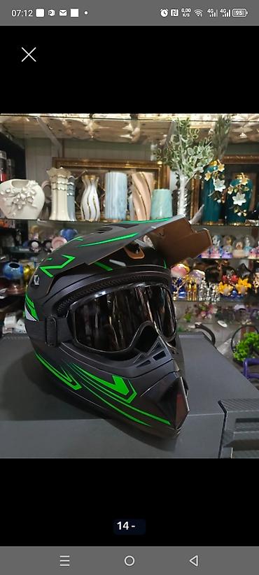 Moto dəbilqələr: Moto Dəbilqə 75azn Moto kasqa Bu Super keyfiyyətli dəbilqə motokros — 18