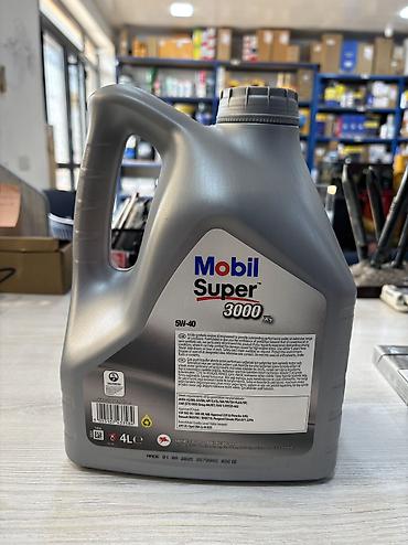 mercedes motor yağları: Mobil Super 3000 X1 5W-40 tam sintetik mühərrik yağı - Həcm: 4L - — 2