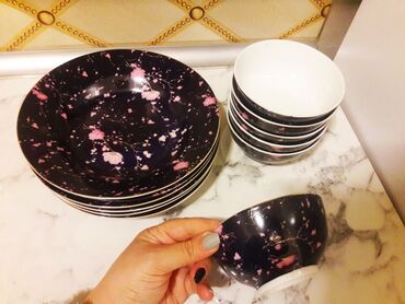 Nahar dəstləri və servizlər: Nahar dəsti, rəng - Göy — 6