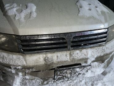 бампер на мазду: Накладка на бампер Передний Mitsubishi, Б/у, Оригинал