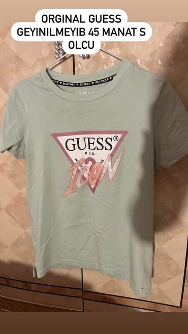 nazik kişi sviterləri: Кофта XS (EU 34), S (EU 36), цвет - Голубой, Guess