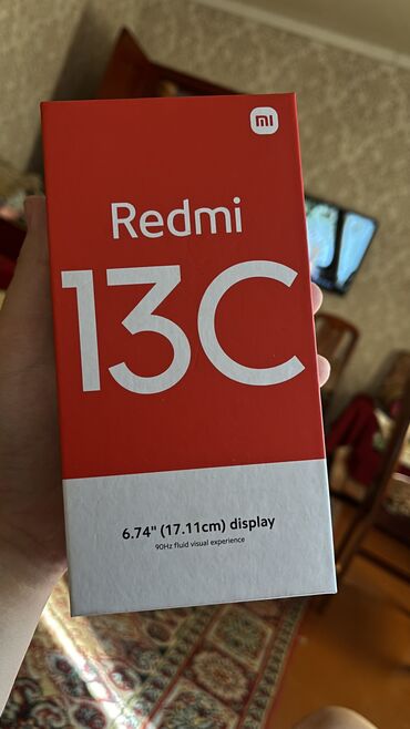 пассивное сетевое оборудование ultra: Redmi, Redmi 13C, Жаңы, 256 ГБ, түсү - Кара