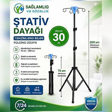 Tənzimlənə bilən stativ dayağı – qatlanan dizayn çatdirilma var ünvana