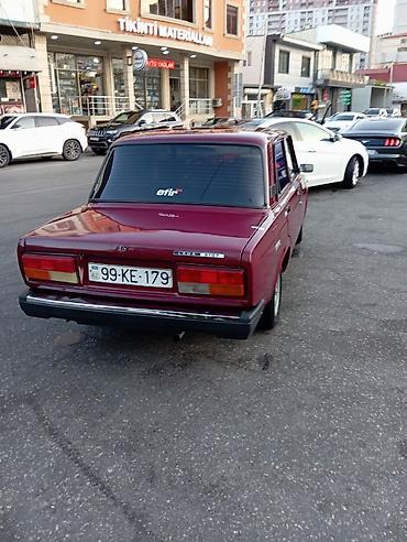 vaz karbiratoru: VAZ Lada 2107 sedan - Rəng: tünd albalı/bordo - Kuzov: 4 qapılı — 2