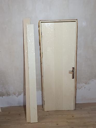 qifil: Ağ rəngli daxili otaq qapısı dəsti - Material: ağ rəngli — 1