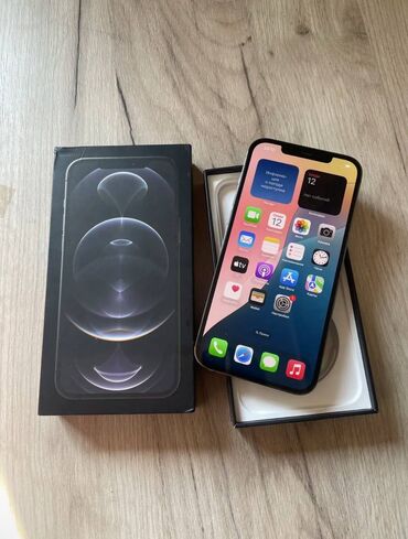 ipone xs max: IPhone 12 Pro Max, Б/у, 128 ГБ, Space Gray, Зарядное устройство, Защитное стекло, Кабель, 81 %