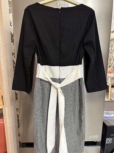 don ikisi bir yerdə: Zərif qadın donu – klassik qara-ağ kombinasiya - Üst hissə: düz qara — 2