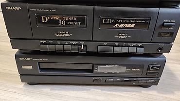 Другая аудиотехника: SHARP муз.центр Винтажный, без колонок, аукса нету, проигрыватель — 6