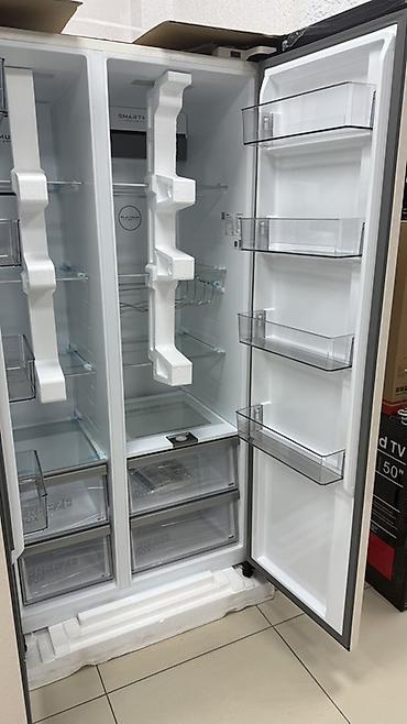 Холодильники: Холодильник Midea, Новый, Side-By-Side (двухдверный), No frost, 90 * 180 * 70 — 4