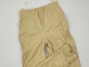 jeansy damskie cropp: Material trousers for women, Nasty Gal, size S (EU 36)